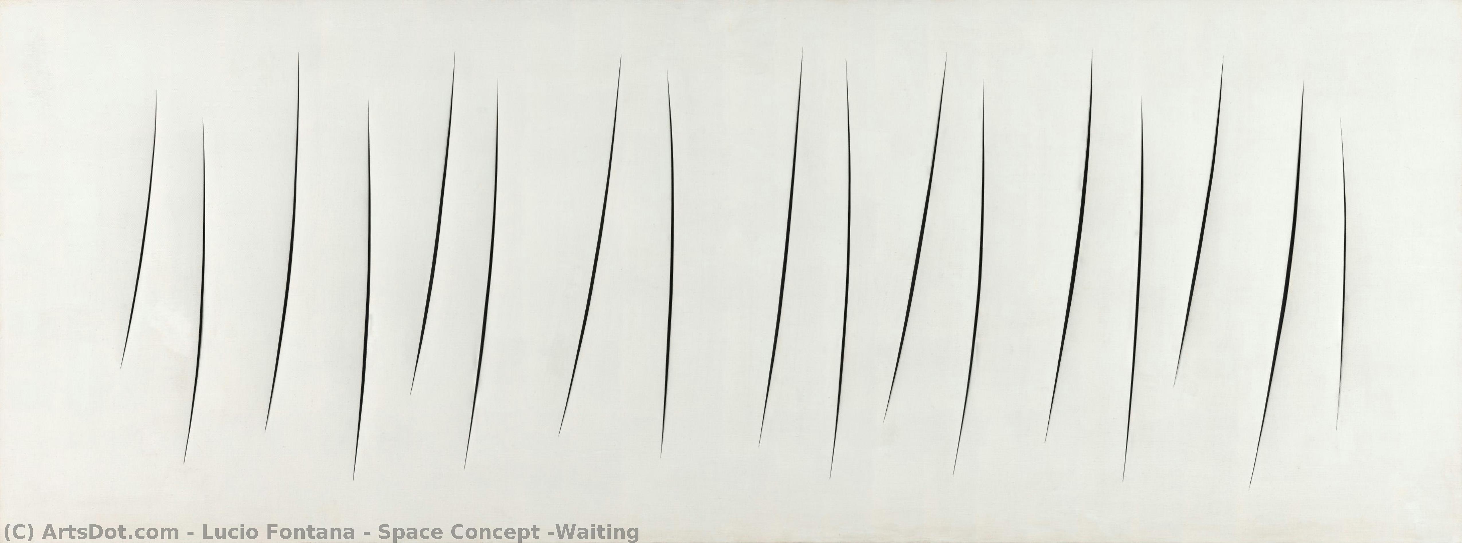 Space Concept ,waiting — Lucio Fontana