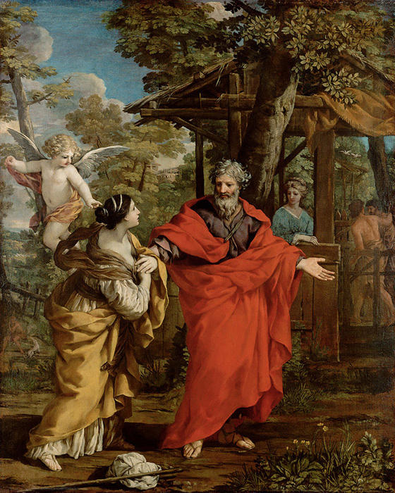 Return Of Hagar — Pietro Da Cortona