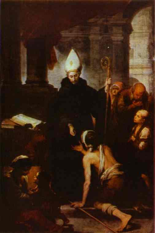 St. Thomas Villanueva Giving Alms — Bartolomé Esteban Murillo