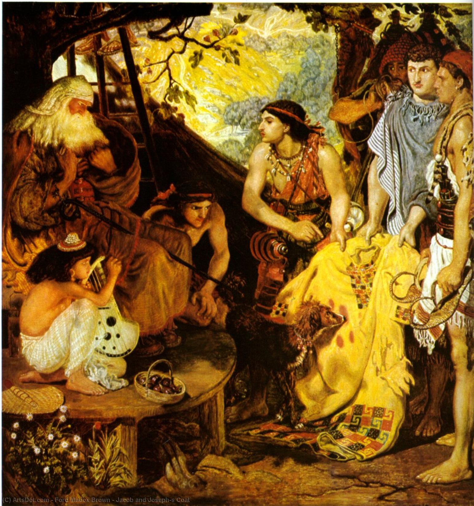 Jacob And Joseph's Coat — Ford Madox Brown