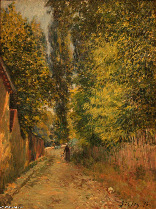 Near Louveciennes — Alfred Sisley