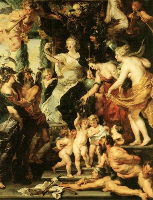 Happiness Of The Regency — Peter Paul Rubens