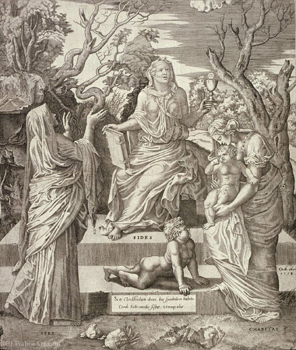 Spes, Fides, Charitas — Lambert Lombard