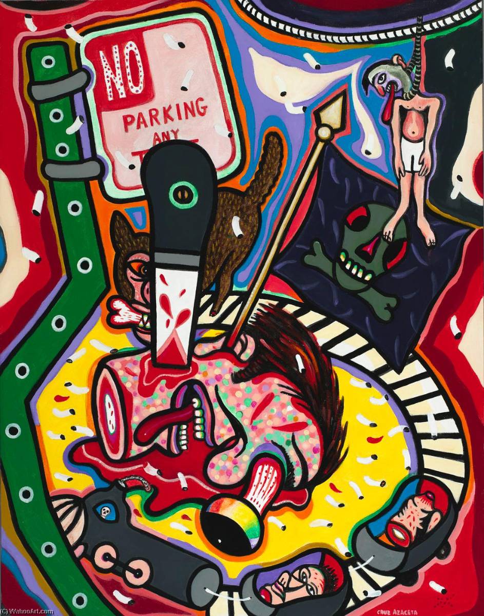 No Parking Here Any Time — Luis Cruz Azaceta