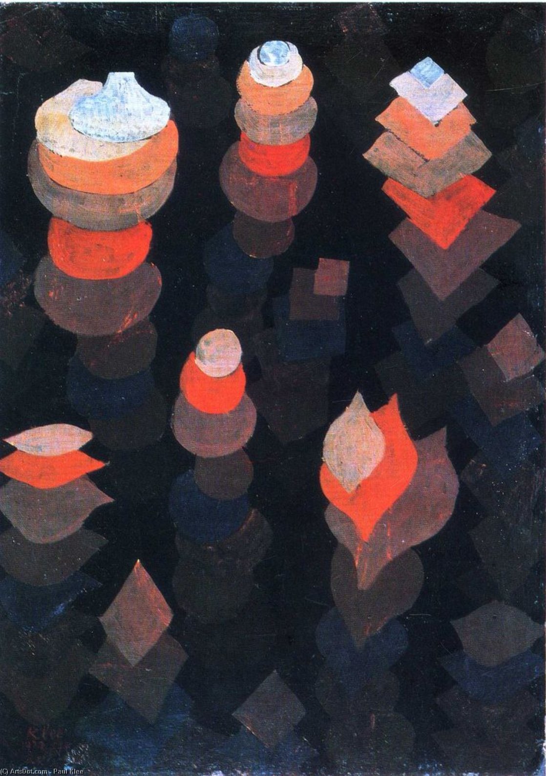 Growth Of The Night Plants — Paul Klee