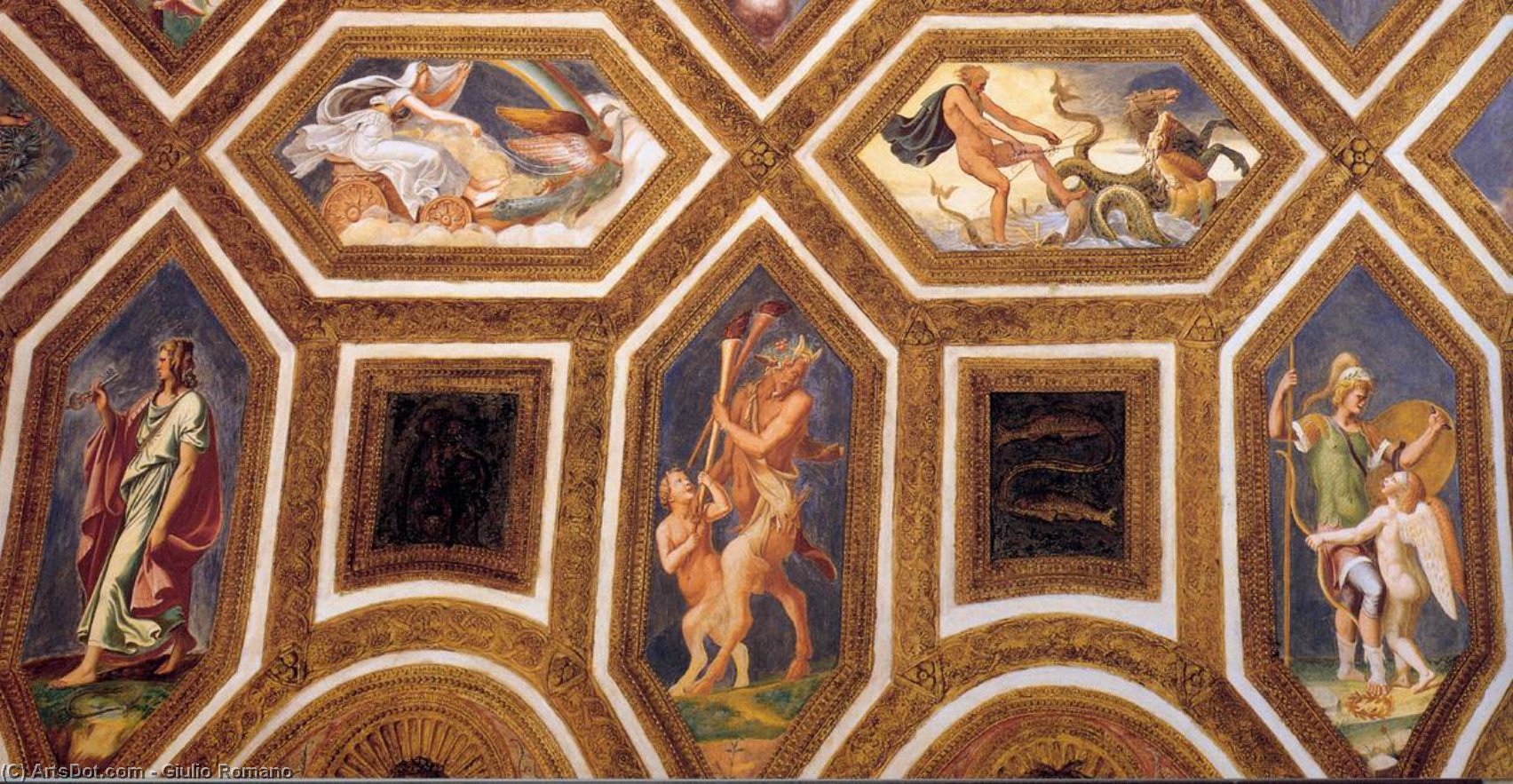 Ceiling Decoration (detail) (11) — Giulio Romano