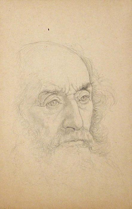 Study Of A Head 1 — John Ottis Adams