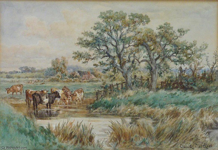 Pastoral Scene — Claude Cardon