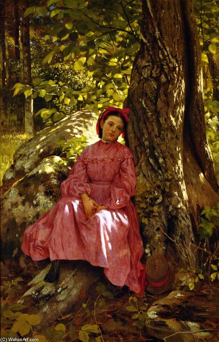 Resting In The Woods — John George Brown