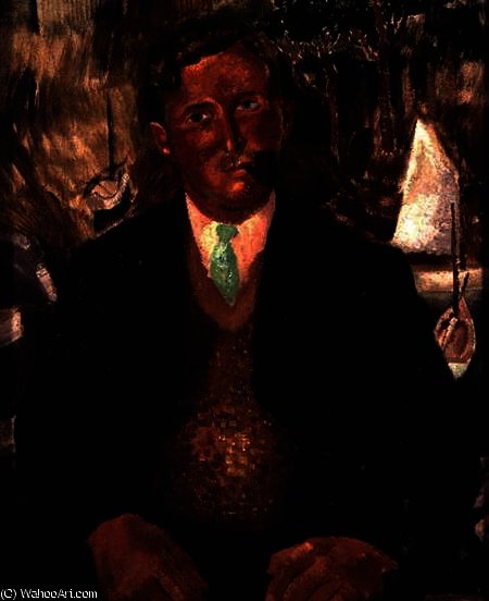 Man With A Green Necktie — Christopher Wood