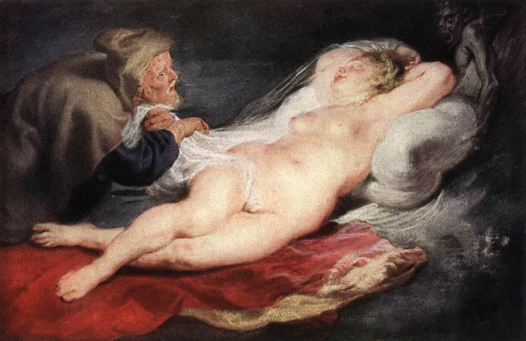 The Hermit And The Sleeping Angelica — Peter Paul Rubens