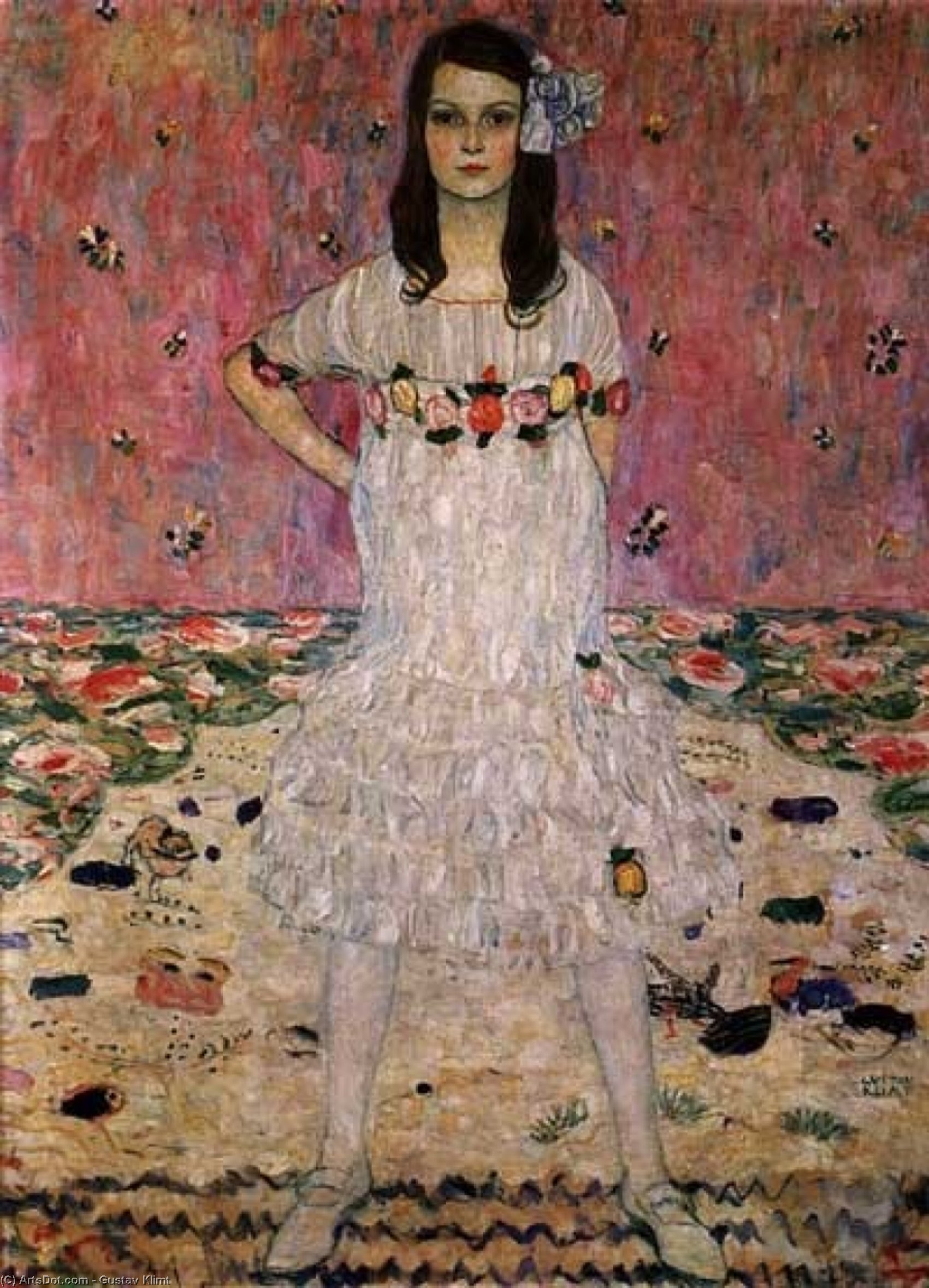 Portrait Of Mada Primavesi — Gustav Klimt