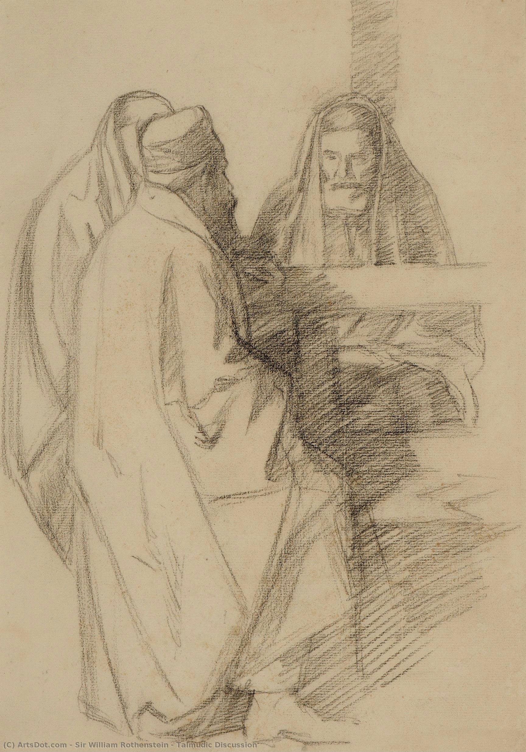 Talmudic Discussion — Sir William Rothenstein