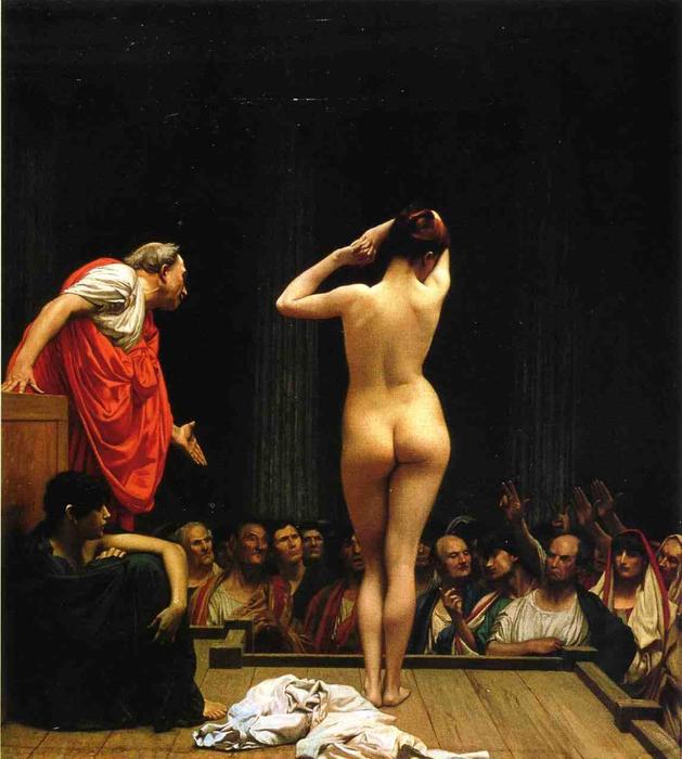 Selling Slaves In Rome — Jean-léon Gérôme