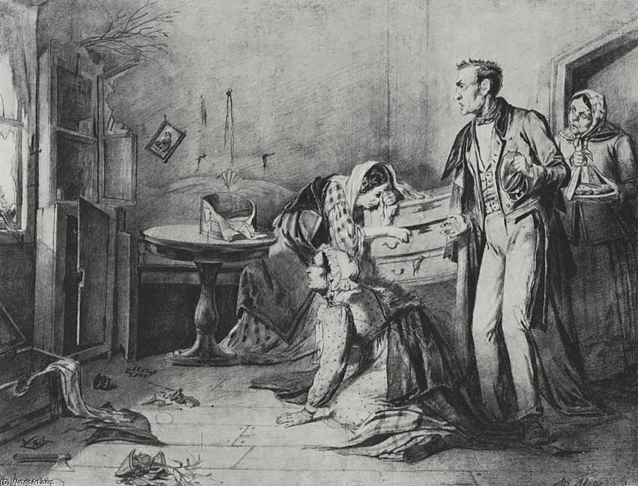 Burglary At Easter Eve — Vasily Grigoryevich Perov