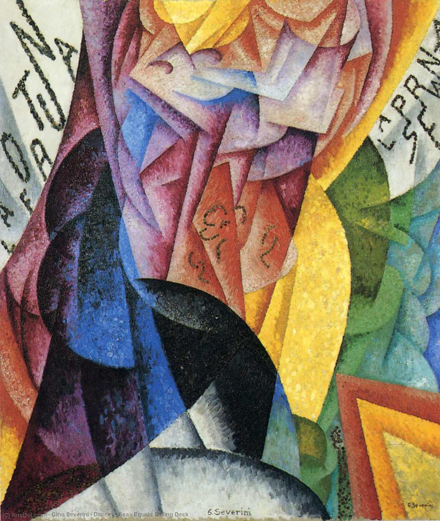 Dancer + Sea + Equals Sailing Deck — Gino Severini