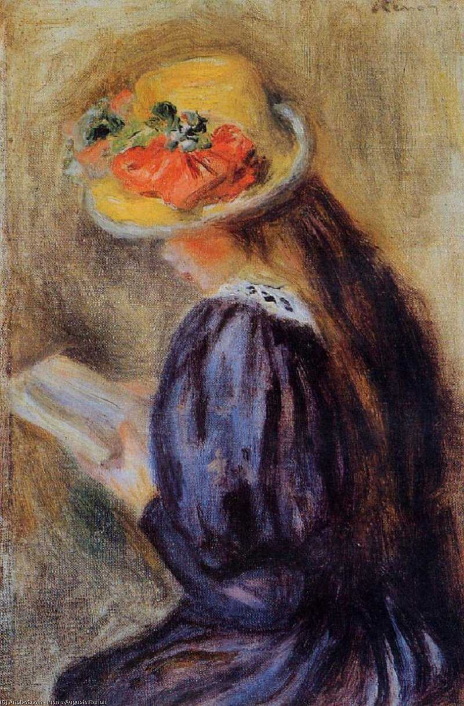 Little Girl In Blue — Pierre-auguste Renoir