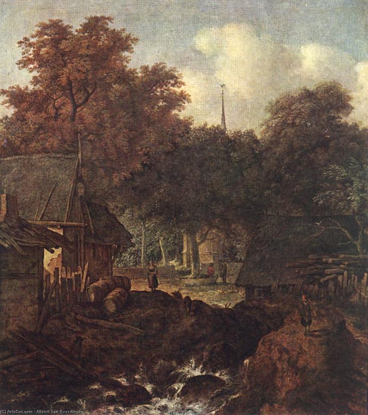 End Of Village — Allaert Van Everdingen