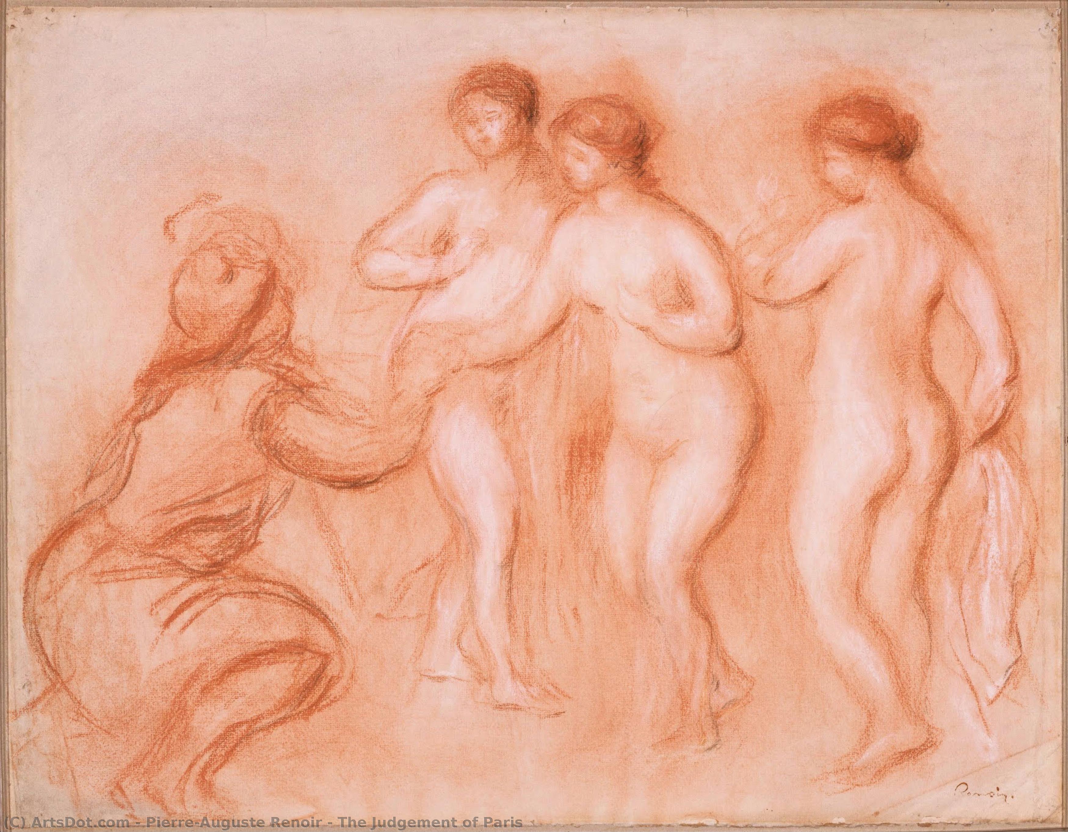 The Judgement Of Paris — Pierre-auguste Renoir