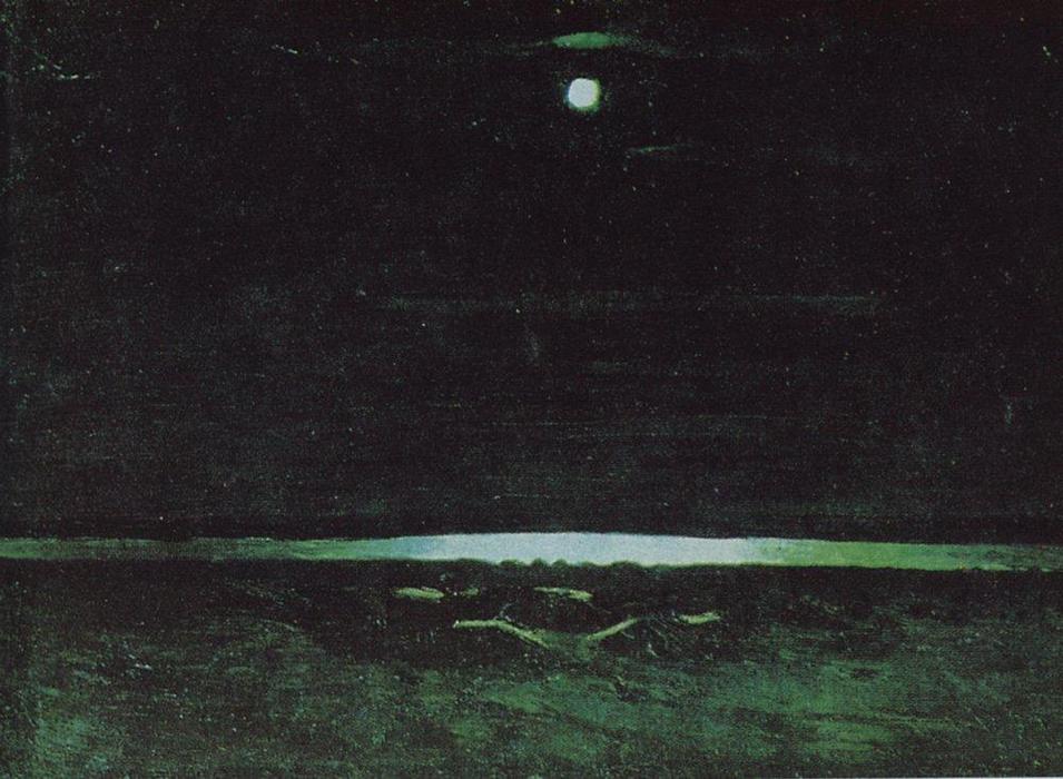 Moonlight Night On The Dnieper — Arkhip Ivanovich Kuindzhi