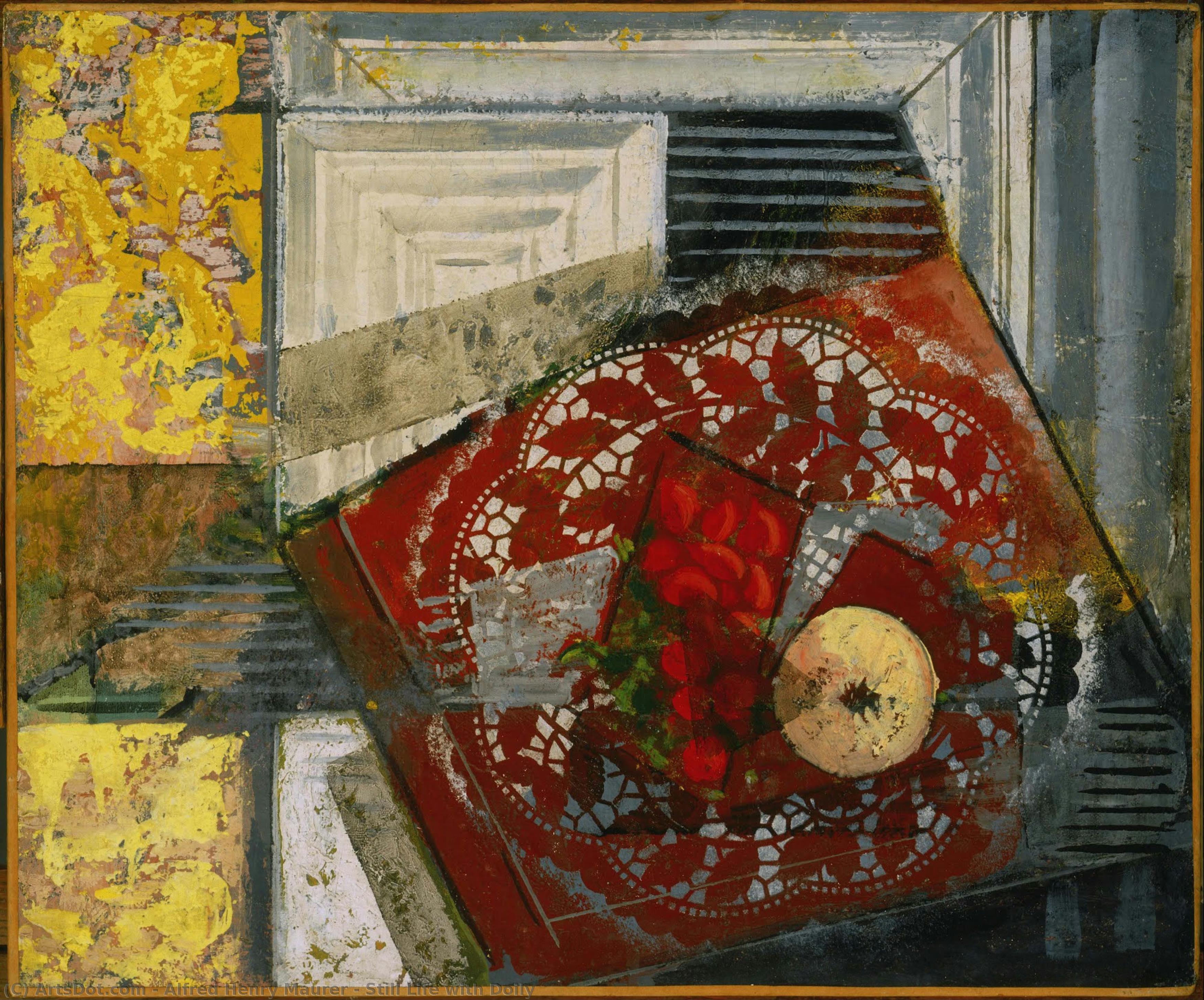 Still Life With Doily — Alfred Henry Maurer