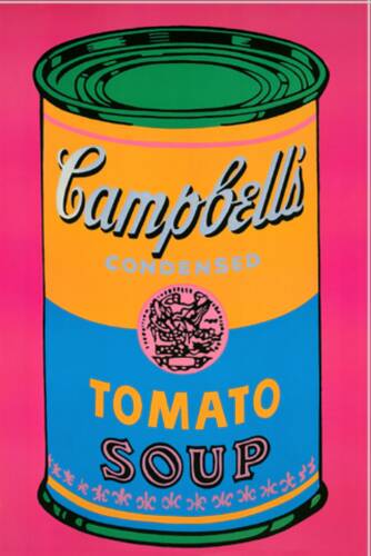 Campbells Soup Pink — Andy Warhol
