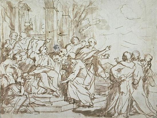 Jesus And His Disciples — Sebastiano Ricci