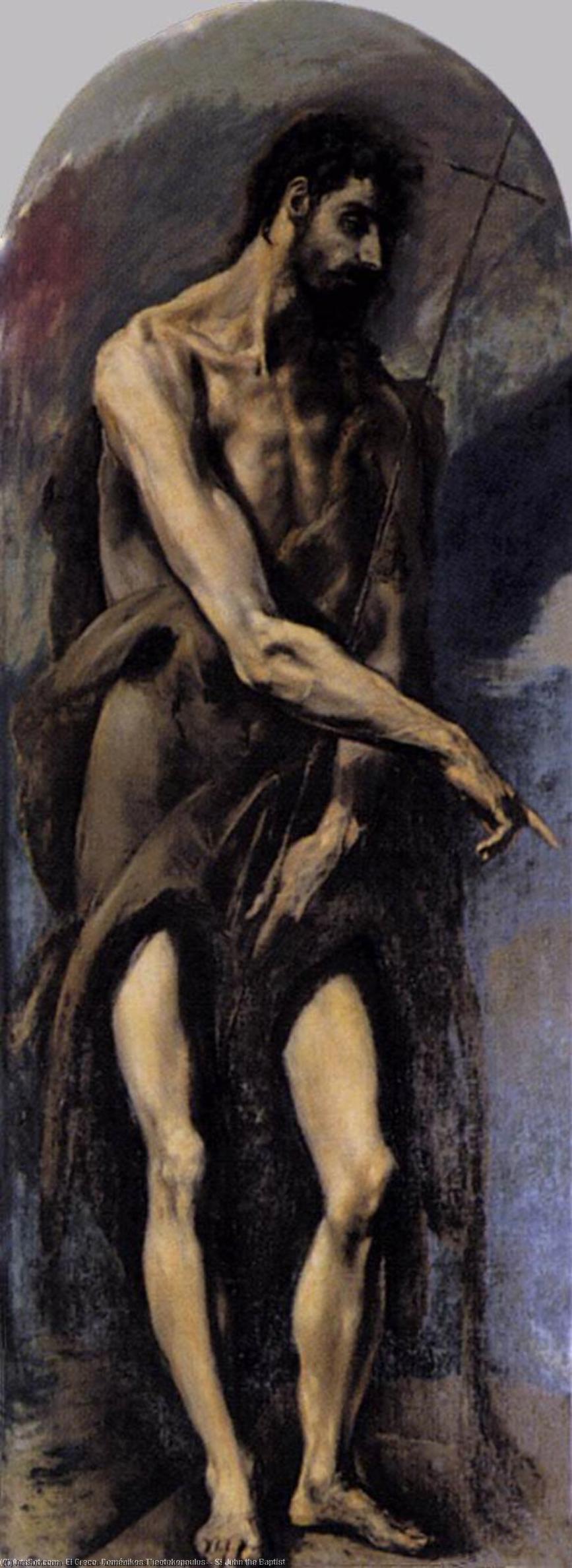 St John The Baptist — El Greco
