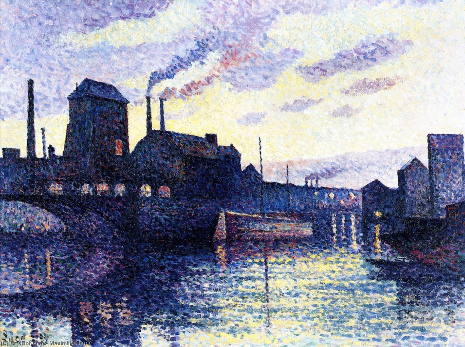 The Sambre, Marchiennes — Maximilien Luce