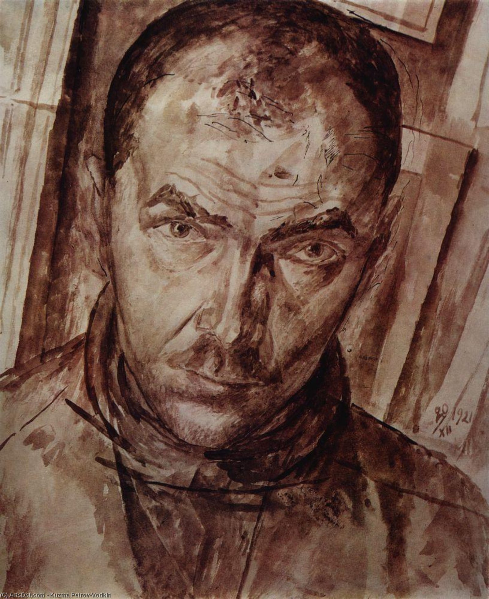 Self-portrait 1 — Kuzma Petrov-vodkin
