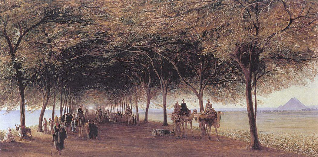 The Pyramids Road — Edward Lear
