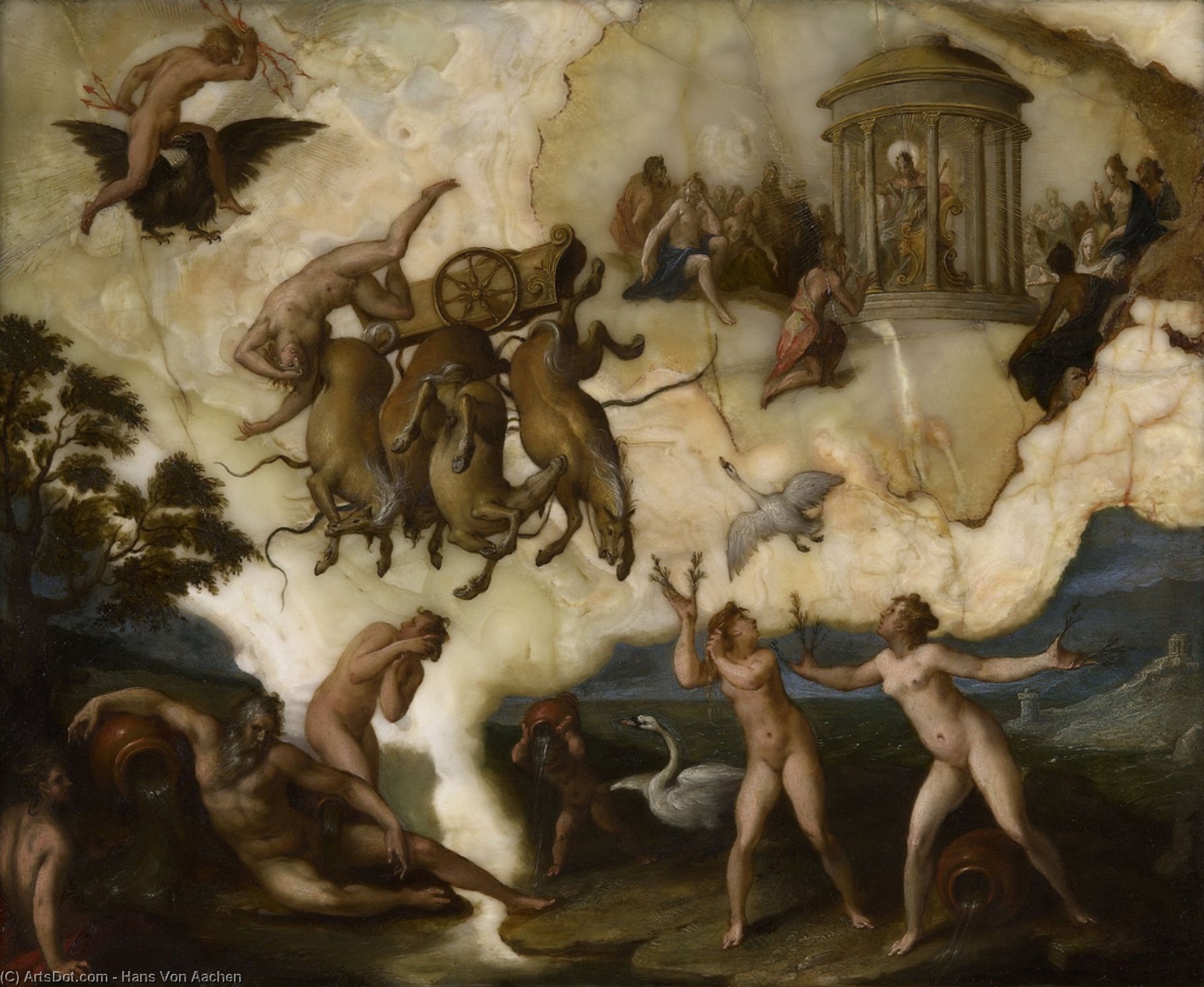 The Fall Of Phaëton — Hans Von Aachen