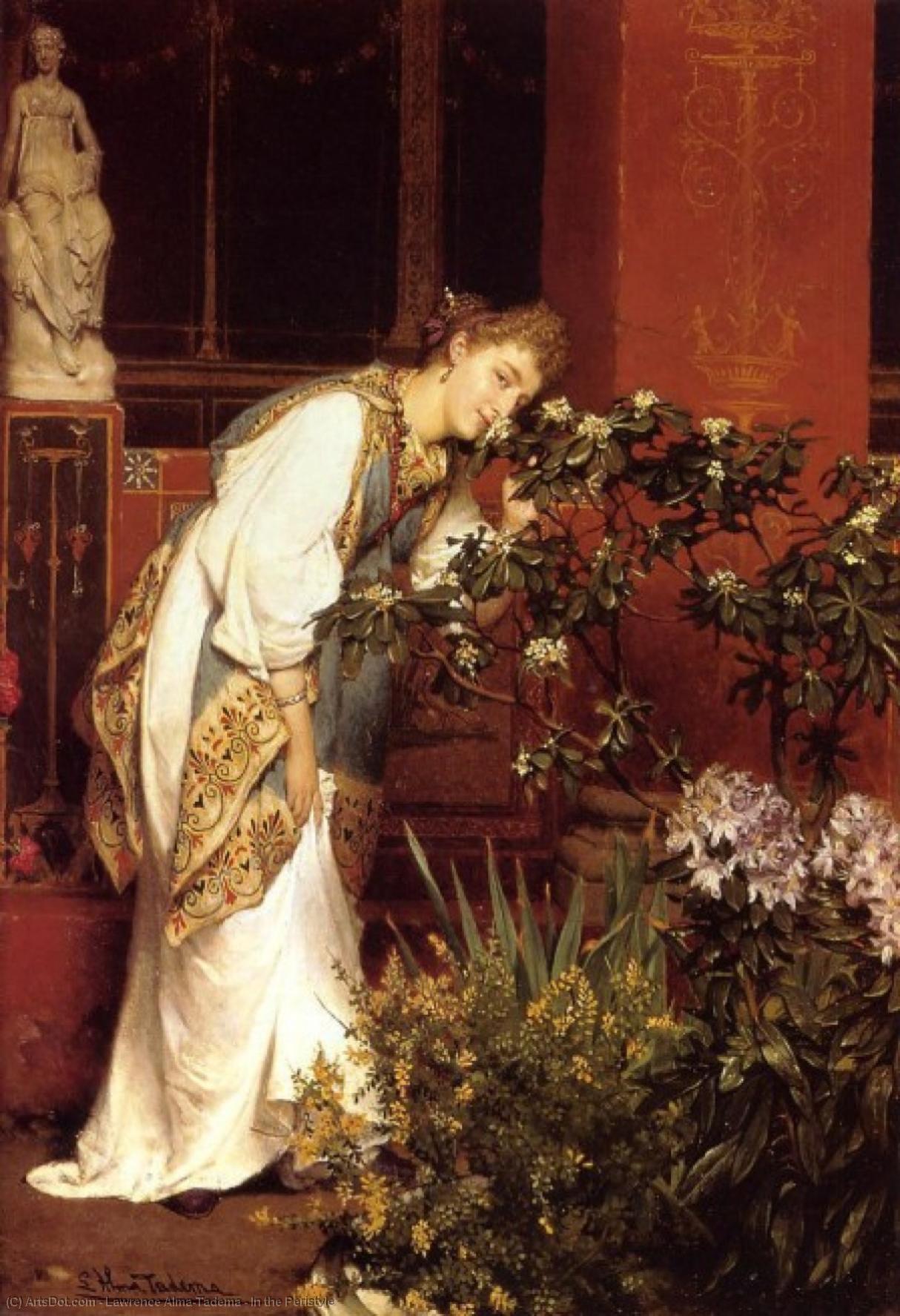 In The Peristyle — Lourens Alma Tadema