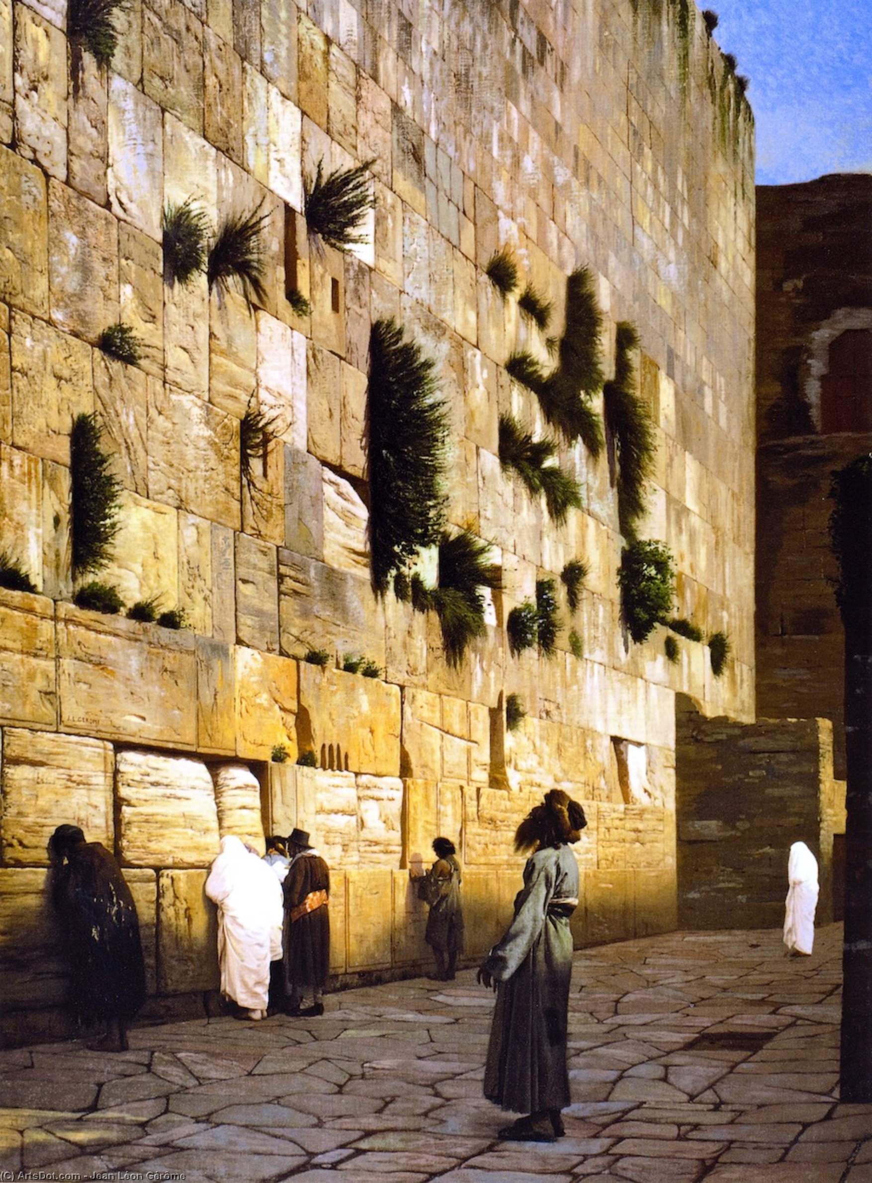 'solomon's Wall, Jerusalem (also Known As The Wailing Wall)' — Jean-léon Gérôme
