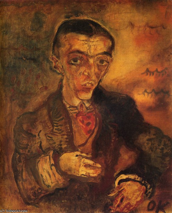 Conte Verona, Huile Sur Toile, — Oskar Kokoschka