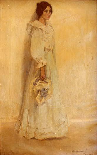 Woman Standing, (painting) — Alfred Henry Maurer