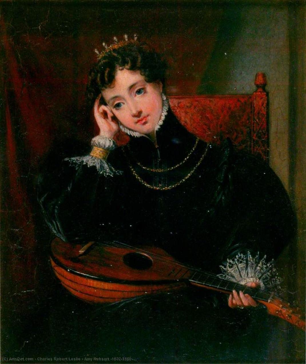 Amy Robsart (1532–1560) — Charles Robert Leslie