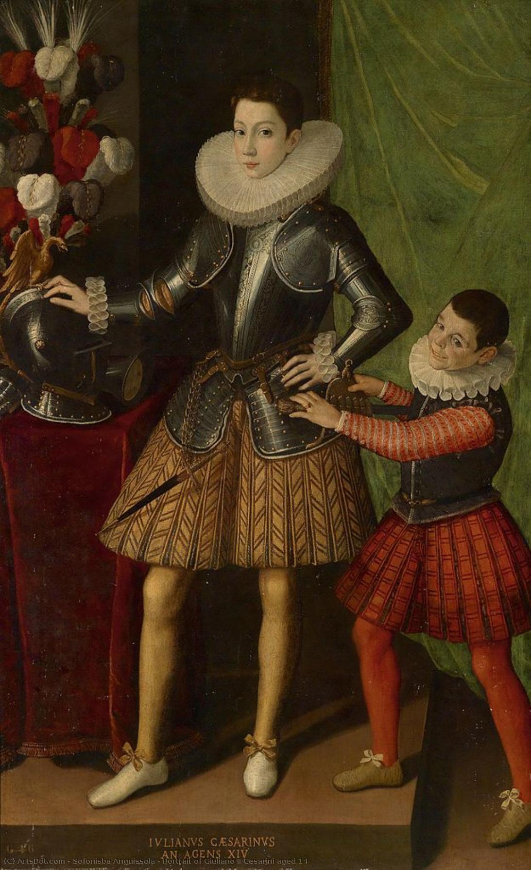 Portrait Of Giuliano Ii Cesarini Aged 14 — Sofonisba Anguissola