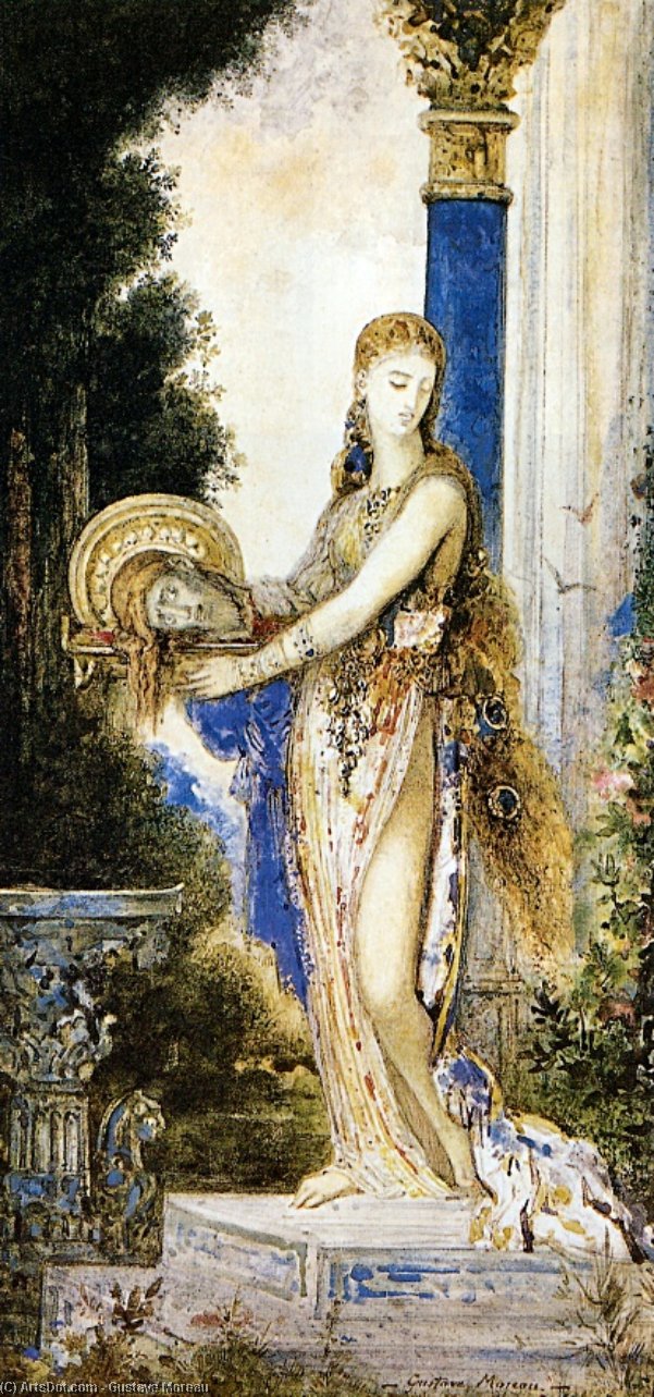 Salome A La Colonne — Gustave Moreau