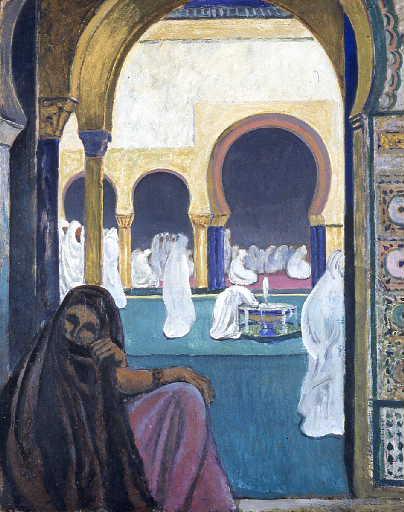 La Cour De La Mosquée D'omar À Jérusalem — André Sureda