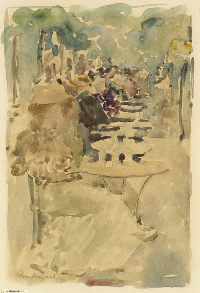 Outdoor Cafe — Maurice Brazil Prendergast