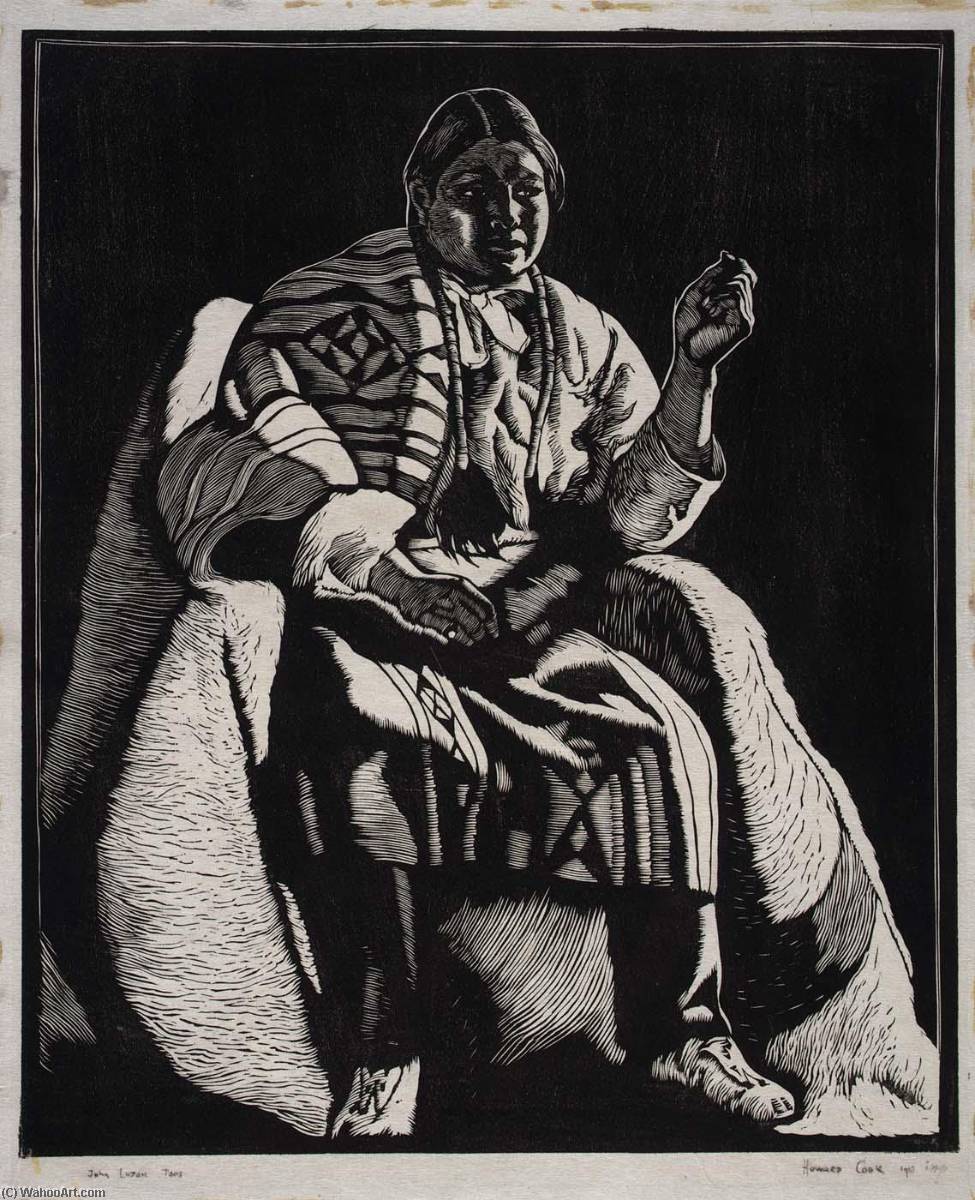 Fat John Taos Indian — Howard Cook