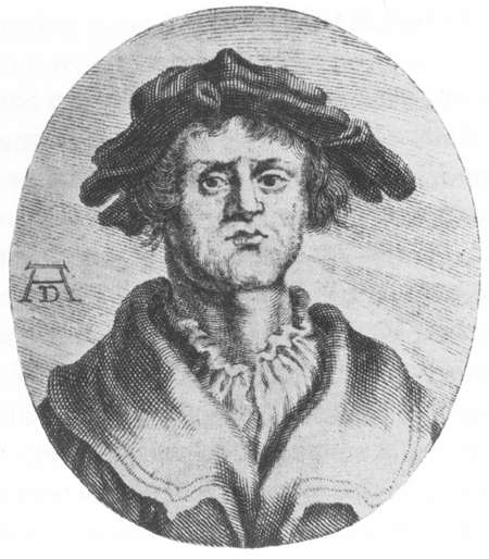 Matthias Grünewald In His Youth — Joachim Von Sandrart