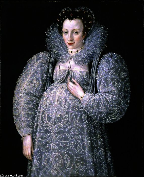Portrait Of An Unknown Lady — Marcus The Younger Gheeraerts