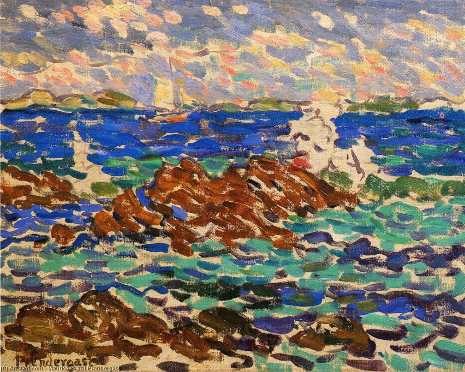 Seascape — Maurice Brazil Prendergast