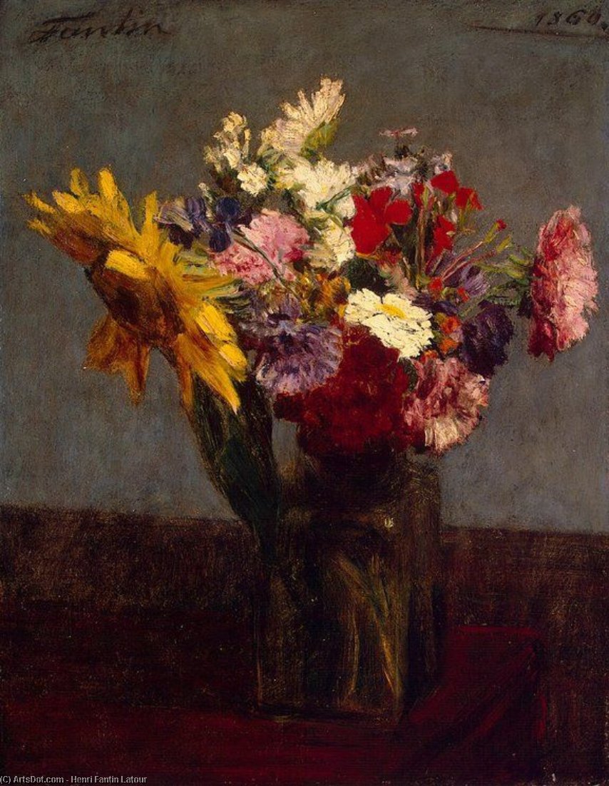 Flowers — Henri Fantin-latour