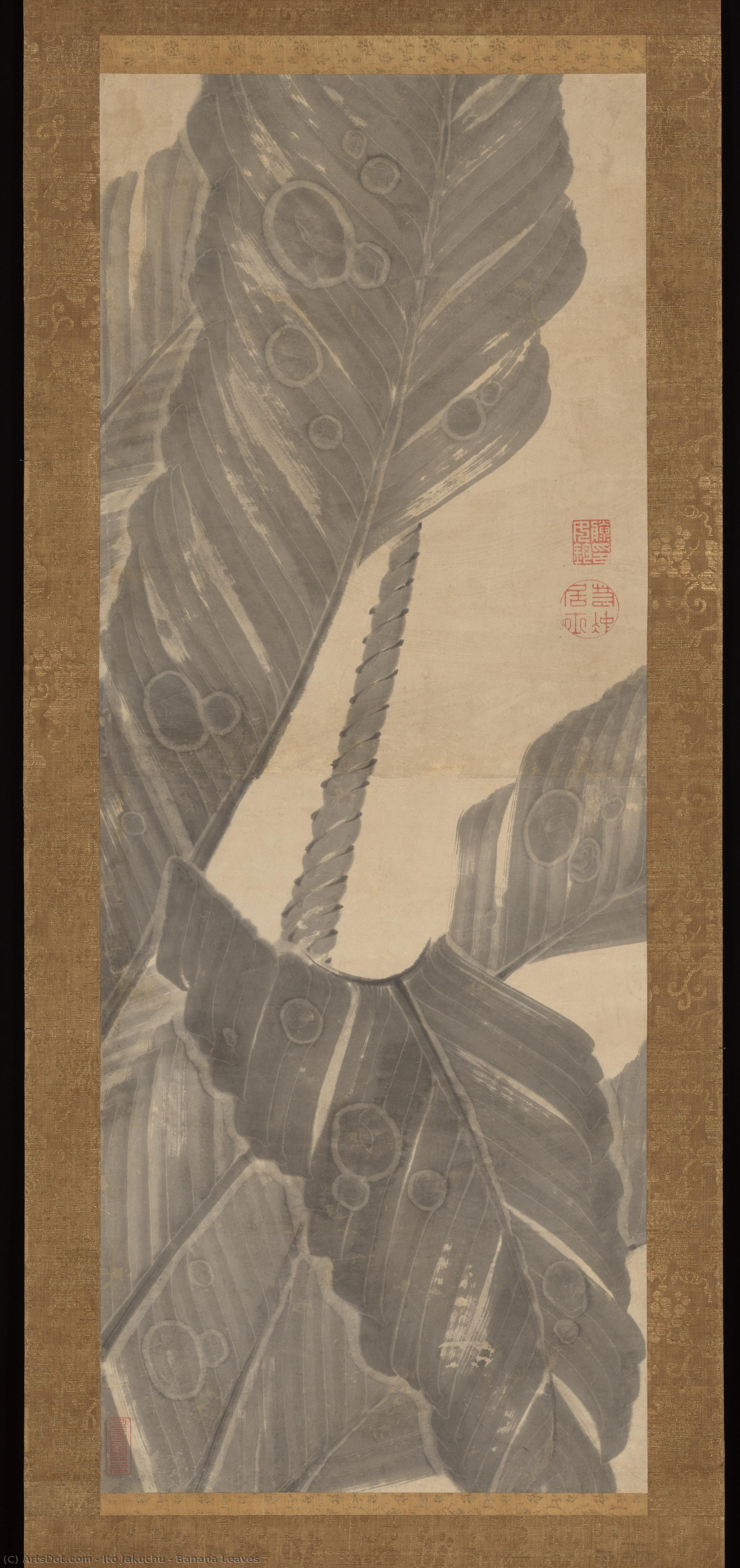 Banana Leaves — Itō Jakuchū