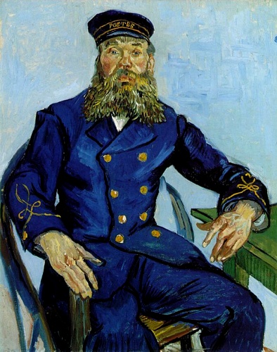 The Postman Joseph Roulin [july-august 1 — Vincent Willem Van Gogh