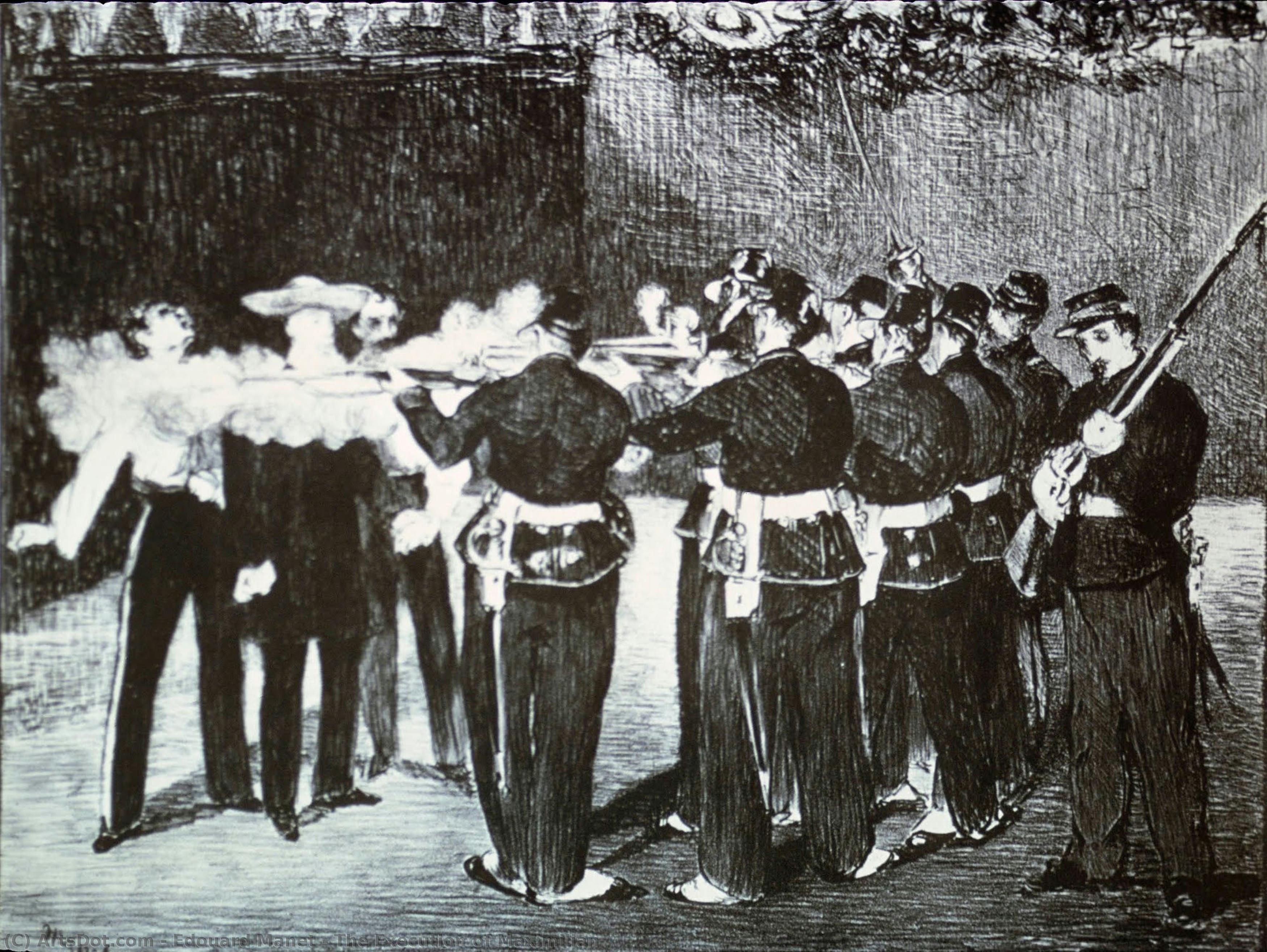 The Execution Of Maximilian — Édouard Manet