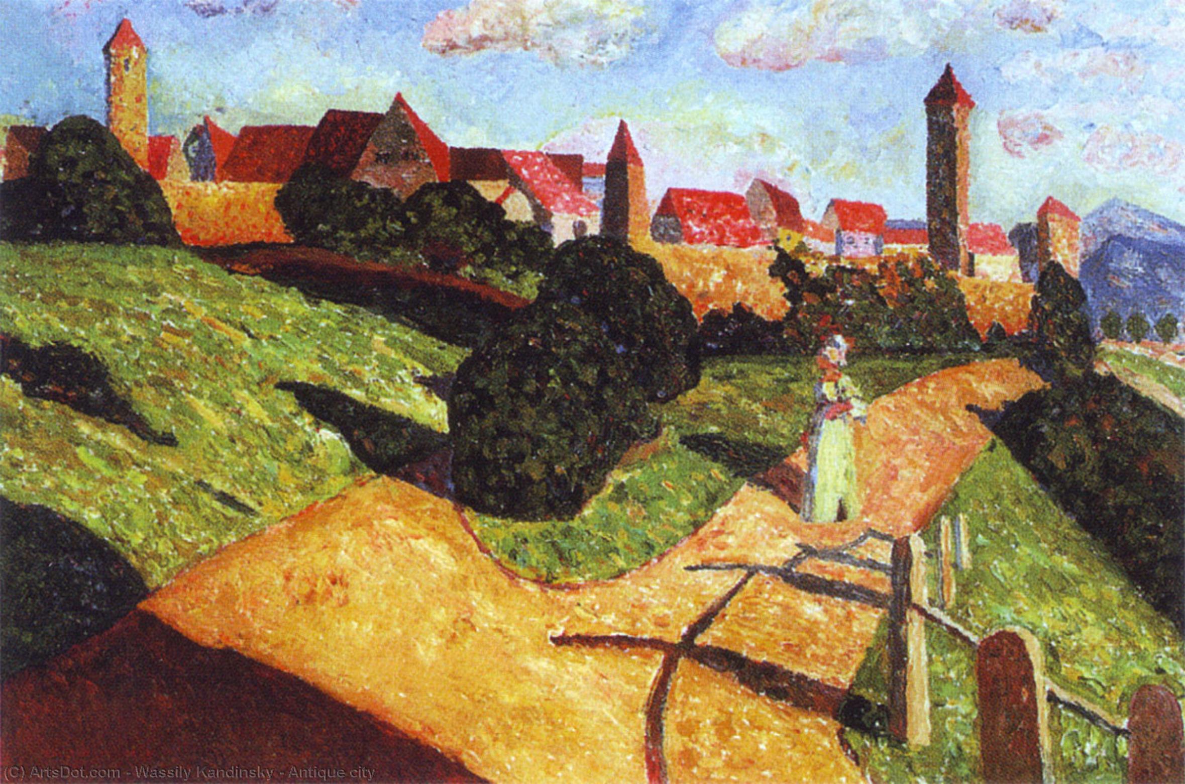 Antique City — Wassily Wassilyevich Kandinsky